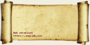 Tamara Anastasijević vizit kartica